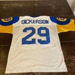 Eric Dickerson 29 Los Angeles LA Rams Player of the Century Jersey Men Large 50